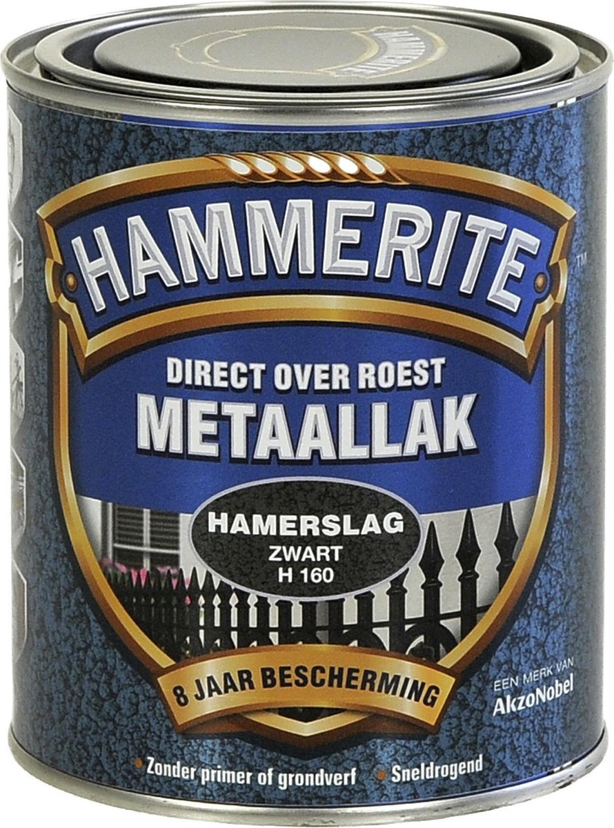 Huis Doe voorzichtig De volgende Hammerite Hamerslag Metaallak - Zwart - 750 ml | bol.com