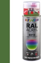 Motip Dupli-Color Spuitbus Acryl Hoogglans - RAL 6010 Grasgroen