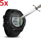 Tempered Glass Screenprotector Geschikt Voor Garmin Approach S60 Golfhorloge - Screen Protector Ultradun Gehard Glas - Display Schermbeschermer Beschermglas - Set Van 5 Stuks