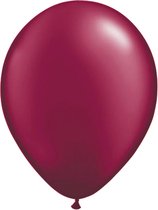 Burgundy Wijnrode Ballonnen 30cm - 50 stuks
