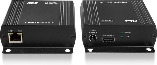 ACT HDMI over CAT5e extender set tot 100 meter AC7870