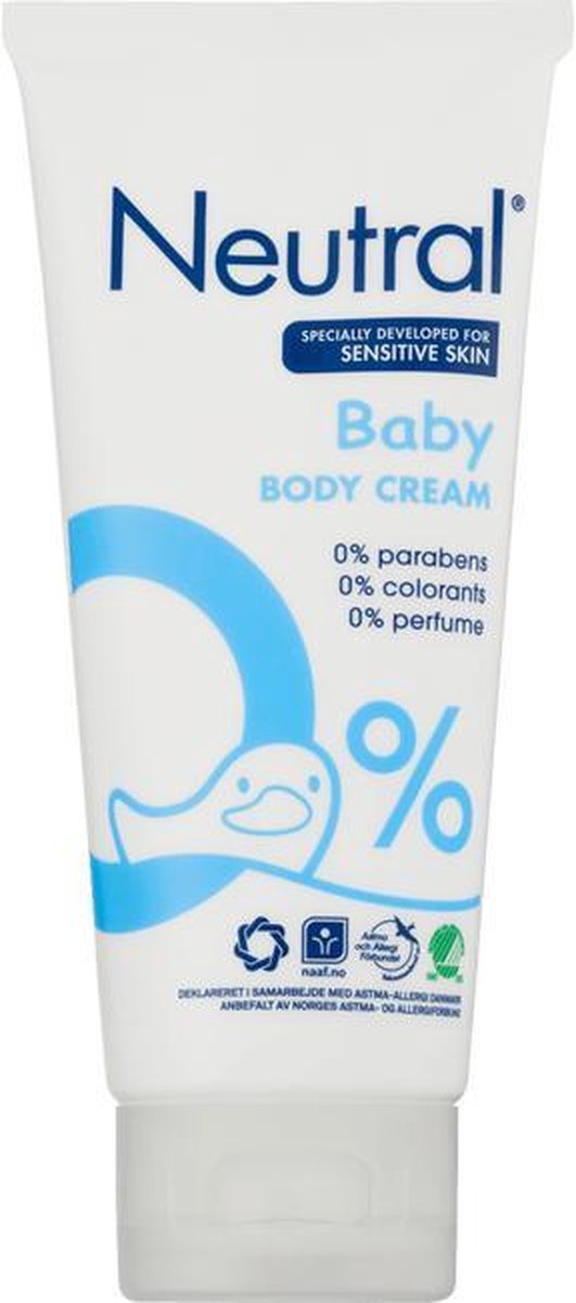 neutral baby body cream