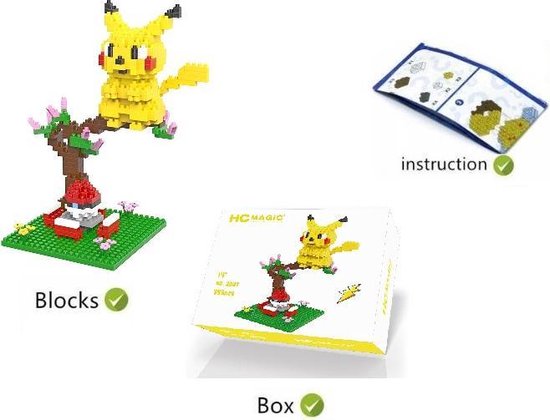 Pokemon Pikachu eiland Bouwset HC lego bol.com