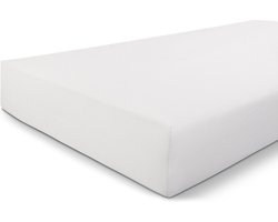 Byrklund Jersey Hoeslaken - Hoeslaken 140x200 - 100% Katoen - Wit