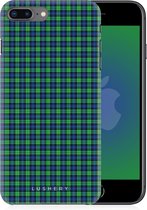 Lushery Hard Case voor iPhone 8 Plus - Touch of Tartan