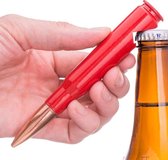 Lucky Shot USA - Bullet Bottle Opener 50 Cal BMG flessenopener - Rood (div. kleuren beschikbaar)