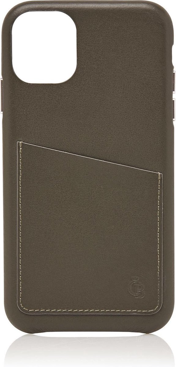 Castelijn & Beerens - Nappa X Back Cover Wallet iPhone 11 | groen -