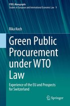 European Yearbook of International Economic Law 9 - Green Public Procurement under WTO Law