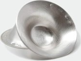 Silverette® originele zilveren tepelkapjes | maat REGULAR | 925 Zilver | tepelbescherming | nursing cups