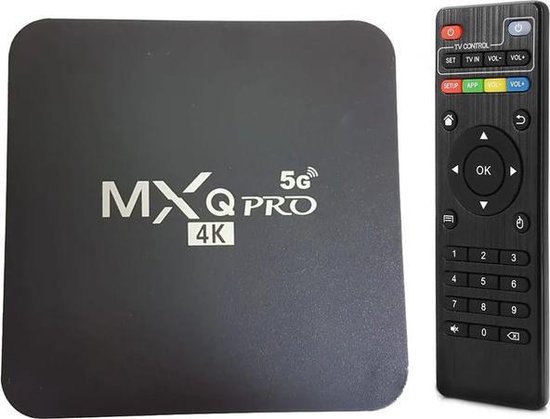 MXQ Pro Android Tv Box 4K / Met Kodi 17 - MXQ
