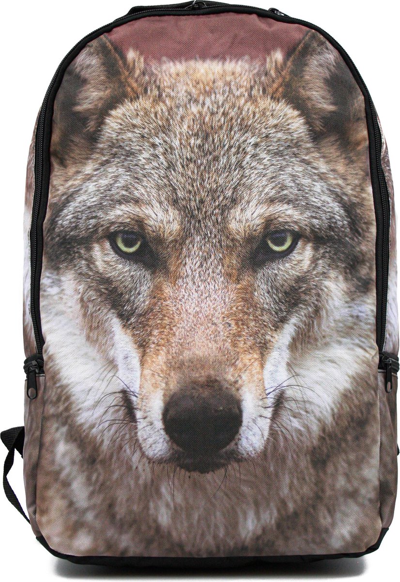 site Onnauwkeurig noorden Rugtas wolf | kinder rugzak jongens voor school - incl. GRATIS anti  stress... | bol.com