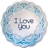 Porseleinen magneet "I Love You"