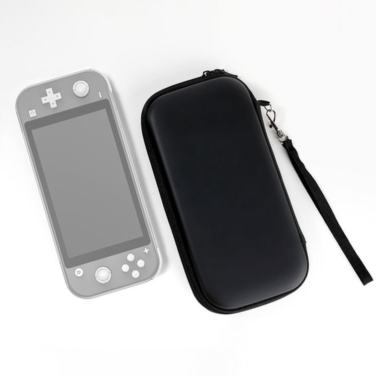 Slim Aerocase Etui Hoes geschikt voor Nintendo Switch Lite Zwart