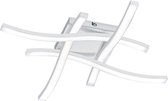 LED Plafondlamp - Plafondverlichting - Trion Ritonu - 20W - Natuurlijk Wit 4000K - Vierkant - Mat Wit - Aluminium - BSE