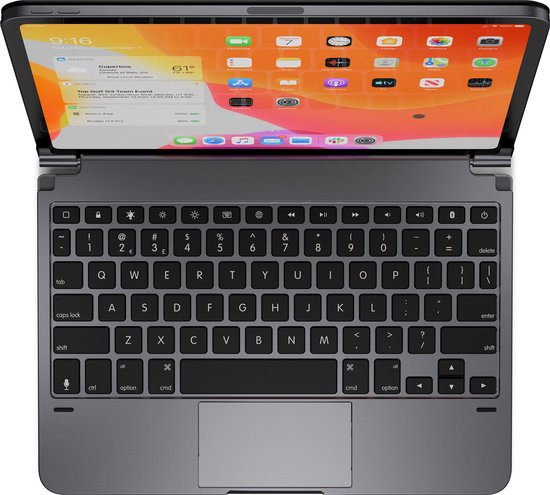 Brydge toetsenbord incl. Trackpad voor iPad Pro 11 (2018) en iPad Pro 11 (2020) - QWERTY - Space Grey - Brydge