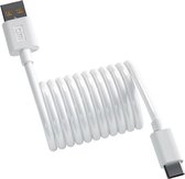 DrPhone DM Series - Câble de chargement USB-C 2.4A + Câble de données - Extra fort - 1M - Câble de chargement - Câble pour smartphone et tablette - 1 mètre