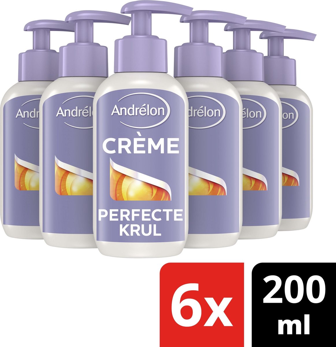 Andrélon Crème Perfecte Krul - 200ml 6x - Voordeelverpakking