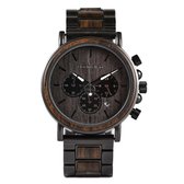 Houten horloge Piton Ebony