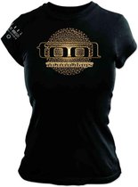 Tool Dames Tshirt -L- Eye Geo Glow Zwart