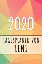 2020 Tagesplaner von Leni: Personalisierter Kalender f�r 2020 mit deinem Vornamen