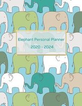 Elephant Personal Planner 2020-2024: 2020-2024 Academic Year Weekly Personal Planner: January 2020 To December 2024 Calendar Schedule Organizer with U