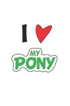 My Pony: Notizbuch, Notizheft, Notizblock - Geschenk-Idee f�r Pferde Fans & Reiter- Karo - A5 - 120 Seiten