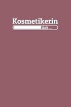 Kosmetikerin l�dt: Notizen - gepunktet, liniertes Notizbuch - f�r Notizen, Erinnerungen, Daten - Notizbuch f�r Kosmetikerin in Ausbildung