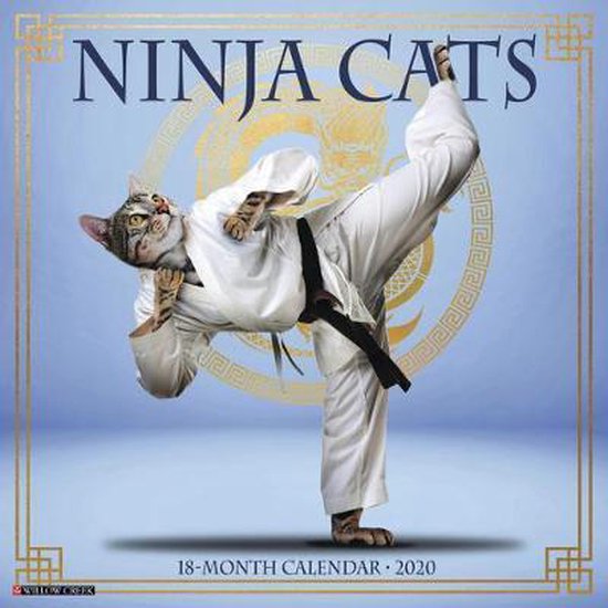 Ninja Cats 2020 Wall Calendar