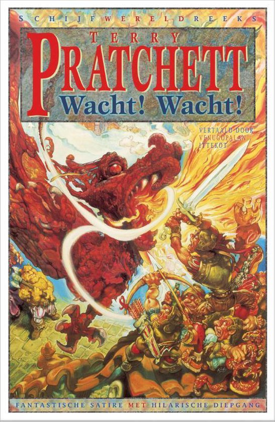 Cover van het boek 'Schijfwereldreeks / 15 Wacht! wacht!' van Terry Pratchett