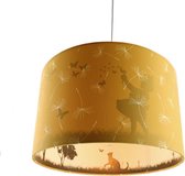 Olucia Vlinder - Kinderkamer hanglamp - Geel - E27