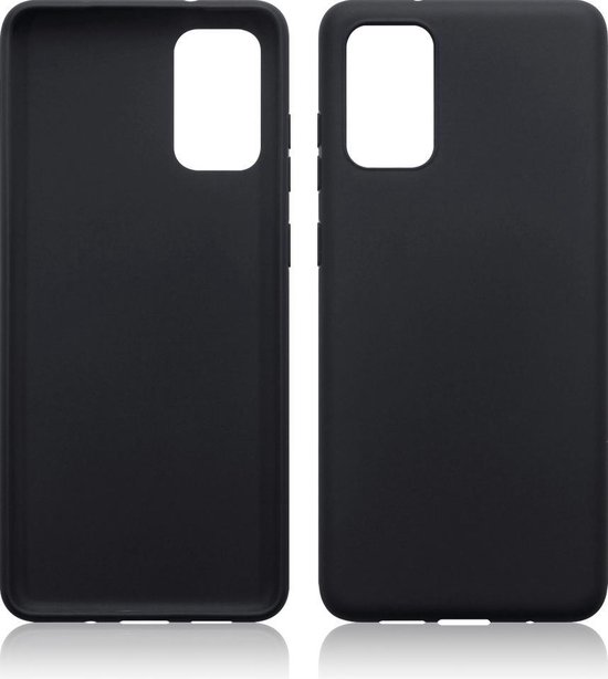 Qubits - Softcase hoes - Geschikt voor Samsung Galaxy S20 Plus / S20+ - Zwart