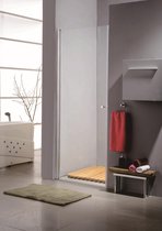 Vips douchedeur | Aluminium Profiel | Veiligheidsglas CE gekeurd | Transparant