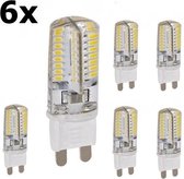 G9 9W Warm Wit 48LED SMD2835 LED Lamp (niet dimbaar) - 6 Stuks