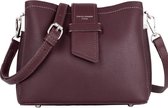 Crossbody tas/Schoudertas David Jones - Plum