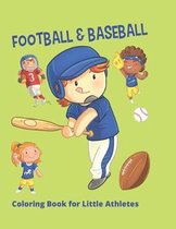 Football & Baseball Coloring Book