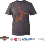 Basketball Player Icon logo T-shirt - donkergrijs - XXL
