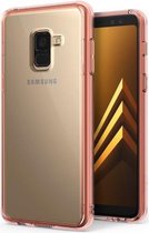 Ringke Fusion Samsung Galaxy A8 2018 Hoesje - Rose Gold