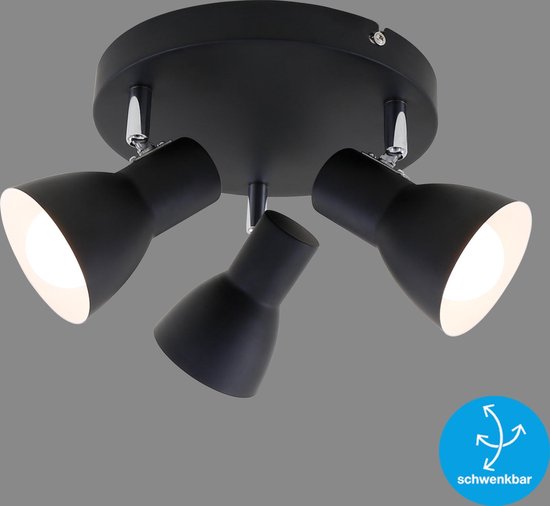 Briloner Leuchten 2049-022 A tot E, plafondlamp met 2 draaiende en