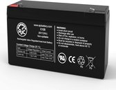 Power-Sonic PS-6100 6V 12Ah Lood zuur vervangingsaccu