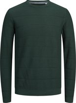 Jack & Jones - JCOSNOW KNIT CREW NECK NOOS - Darkest Spruce - Mannen - Maat S