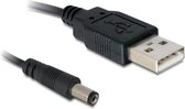 DeLOCK Cable USB Power câble USB 1 m USB A Noir