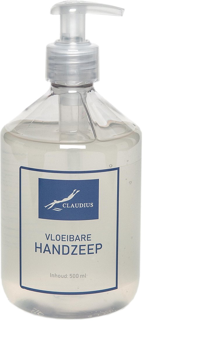 Goedkoopste Vloeibare handzeep 500 ml met pomp - transparant
