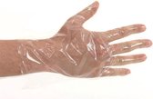 3x Transparante Plastic Wegwerp Handschoenen Maat Large - 3 x 100 = 300 Stuks