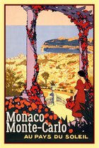 Wandbord - Monaco - Monte Carlo