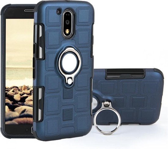IVoler 3-in-1 Hoes + Glas Voor Motorola Moto G04/G04S/G24 - Transparant & Schokbestendig