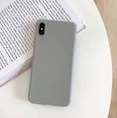 Samsung Galaxy A40 Back Cover Telefoonhoesje | Grijs | Siliconen Hoesje