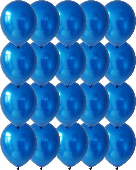Premium Kwaliteit Latex Ballonnen, Blauw, 20 stuks, 12 inch (30cm) , Verjaardag, Happy Birthday, Feest, Party, Wedding, Decoratie, Versiering, Miracle Shop