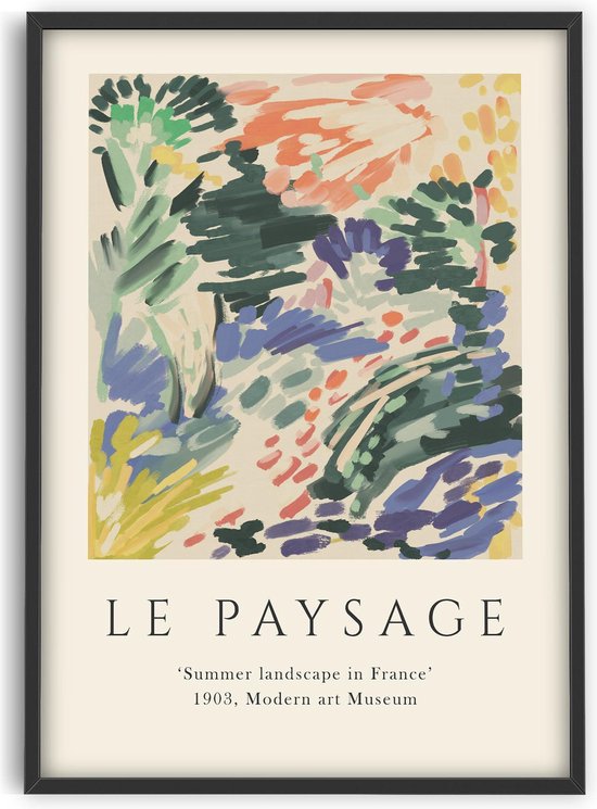 Henri Matisse inspired - French Landscape - 50x70 cm - Poster - PSTRstudio  | bol.com