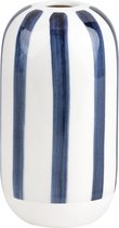 Räder Vase blue & white stripes