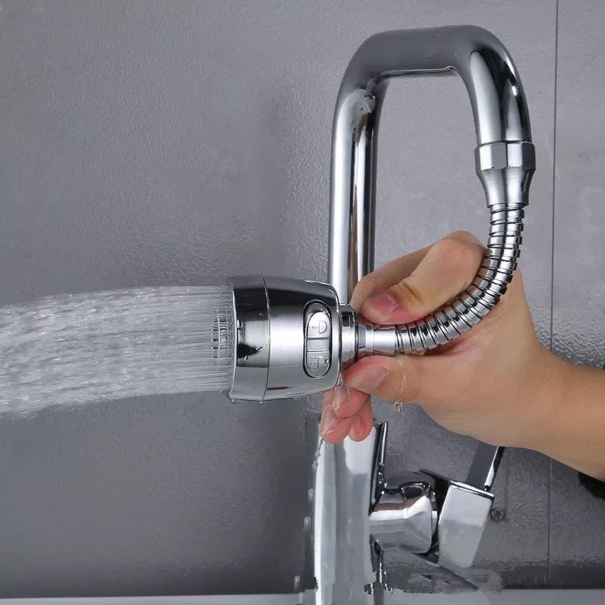 Keukenkraan- Roterende Kraankop - Waterbesparende Kraankop